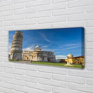 Tablouri canvas Italia Înclinat turn catedrală