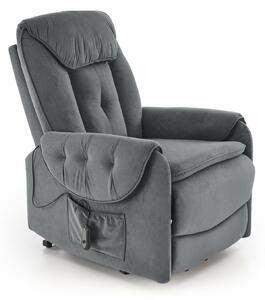 Fotoliu recliner Houston 1947Gri inchis, 9x8x10cm, Tapiterie