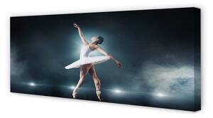 Tablouri canvas Alb femeie rochie de balet