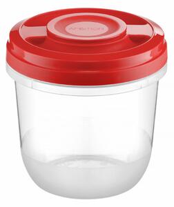 Caserola cu capac rosu 0.75L, Smart