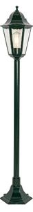 Lampa de exterior clasica in picioare verde inchis 125 cm IP44 - New Orleans