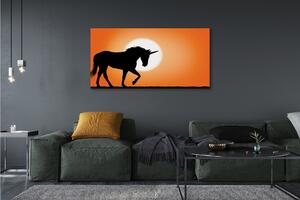 Tablouri canvas Sunset Unicorn