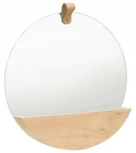Oglinda rotunda din lemn, HEREDIA