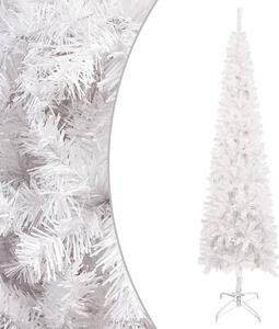 Brad de Crăciun artificial subțire, alb, 120 cm