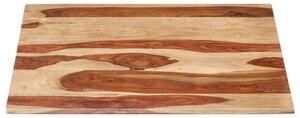 Blat de masă, 70x70 cm, lemn masiv sheesham, 15-16 mm