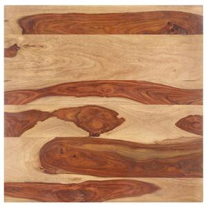 Blat de masă, 70x70 cm, lemn masiv sheesham, 15-16 mm
