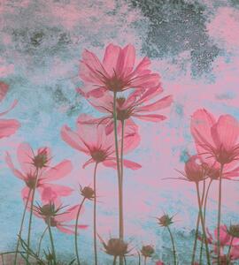 Fototapet Art flori roz