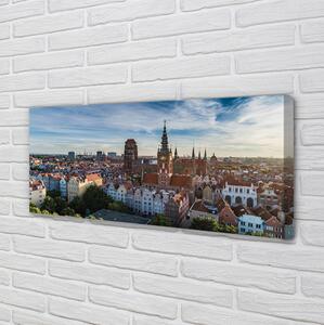 Tablouri canvas Biserica Gdańsk Panorama