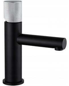 Mexen ELBA ONE - baterie pentru chiuvetă cu comenzi de design, negru-crom, 74101-77