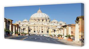 Tablouri canvas Catedrala Roma străzi clădiri