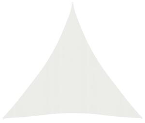 Pânză parasolar, alb, 4x5x5 m, HDPE, 160 g/m²