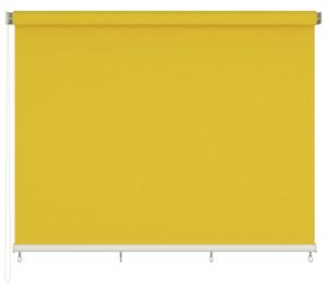 Jaluzea tip rulou de exterior, galben, 400x140 cm