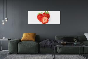 Tablouri canvas Căpșunile pe fundal alb
