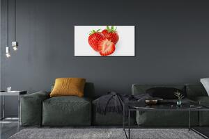 Tablouri canvas Căpșunile pe fundal alb