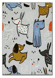Covor ASR CRPT-6, 160x230 cm, forma dreptunghiulara, poliester, multic