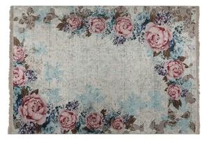Covor, 160x230 cm, forma dreptunghiulara, tesatura de catifea/bumbac