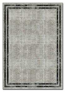 Covor, 160x230 cm, forma dreptunghiulara, poliester, bej/negru, ASR CR