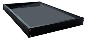 Copertină GIMI PRO 115x80 cm din oțel și plexiglas – Negru/Antracit