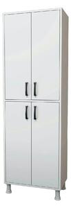 Dulap bucatarie M4-1103, alb, PAL melaminat, 63x36x191 cm