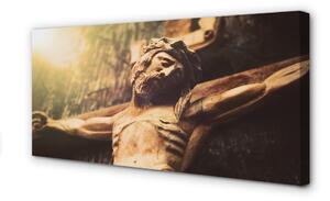Tablouri canvas Isus din lemn