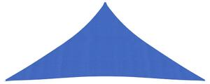 Pânză parasolar, albastru, 3x3x3 m, HDPE, 160 g/m²