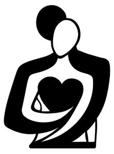 Decoratiune perete LOVE, negru, metal, 70x52 cm