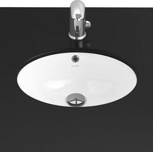 Creavit lavoar 48.5x38.2 cm ovale încastrat-sub blat alb luciu TP211