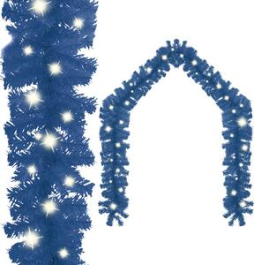 Ghirlandă de Crăciun cu lumini LED, albastru, 5 m