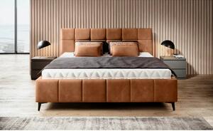 Pat NAOMI SR 160x200, personalizabil, somiera metalica si sistem de re