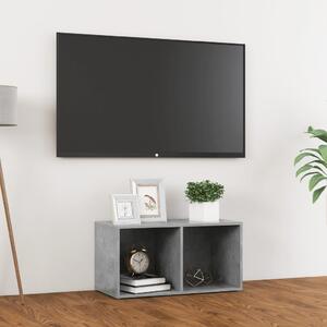 Comodă TV, gri beton, 72x35x36,5 cm, PAL