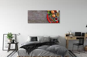 Tablouri canvas Pepper frunze de ouă