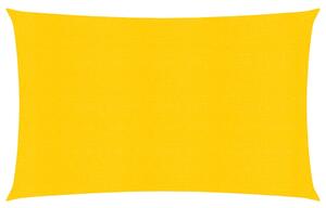 Pânză parasolar, galben, 2x4 m, HDPE, 160 g/m²