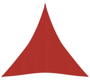 Pânză parasolar, roșu, 3x4x4 m, HDPE, 160 g/m²