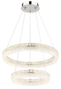 Globo 67387-60 - Lustru suspendat LED reglabil pe cablu LAUREL LED/60W/230V transparent + telecomandă