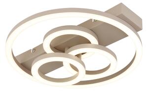 Globo 48040-40SA-LED Corp de tavan dimabil DARRYL I LED/40W/230V dim. 35x33 cm alamă + telecomandă
