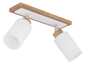 Globo 15977-2 - Spot orientabil ROWENA 2xE27/60W/230V bej/alb
