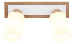 Globo 15977-2 - Spot orientabil ROWENA 2xE27/60W/230V bej/alb