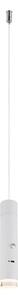 Globo 16060W - Lampă LED reîncărcabilă, tactilă, reglabilă 2în1 PELO LED/2W/230/5V albă