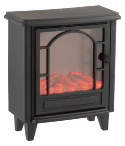 Decoratiune LED semineu COZY WARM 40x35 cm, negru