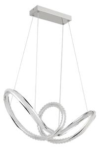 Globo 67440H - Lustră LED dimabilă pe cablu EVANGELINE LED/45W/230V crom lucios + telecomandă