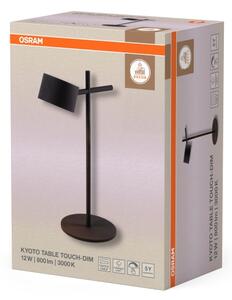 Osram - Lampă de birou cu reglare a intensității DECOR KYOTO LED/12W/230V neagră