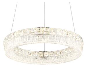Globo 67387-24 - Lustru LED reglabil suspendat pe cablu LAUREL LED/24W/230V transparent + telecomandă