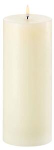 Uyuni - Pillar Candle LED Ivory 10,1 x 25 cm