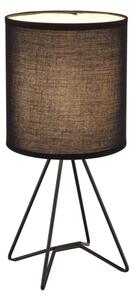 Globo 21734S - Lampă de masă TAMIAN 1xE14/40W/230V neagră