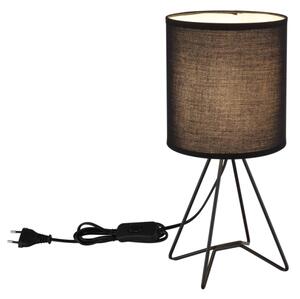 Globo 21734S - Lampă de masă TAMIAN 1xE14/40W/230V neagră