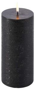 Uyuni Lighting - Pillar Candle LED 7,8x15,2 cm Rustic Forest Black Uyuni Lighting