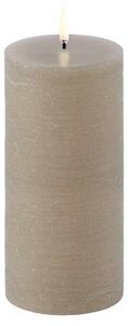 Uyuni Lighting - Pillar Candle LED 7,8x15,2 cm Rustic Sandstone Uyuni Lighting