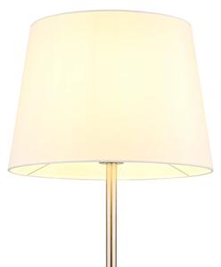 Globo 40100101 - Lampadar JORIS 1xE27/40W/230V alb/crom mat
