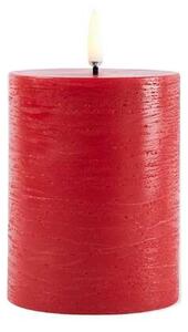 Uyuni Lighting - Pillar Candle LED 7,8x10,1 cm Rustic Red Uyuni Lighting