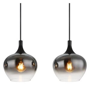 Globo 15548-4H - Lustră suspendată pe cablu MAXY 4xE27/40W/230V, neagră